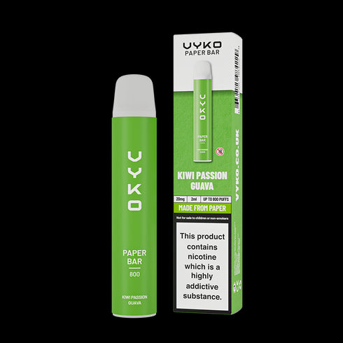 Kiwi Passion Guava VYKO Paper Bar Disposable Device